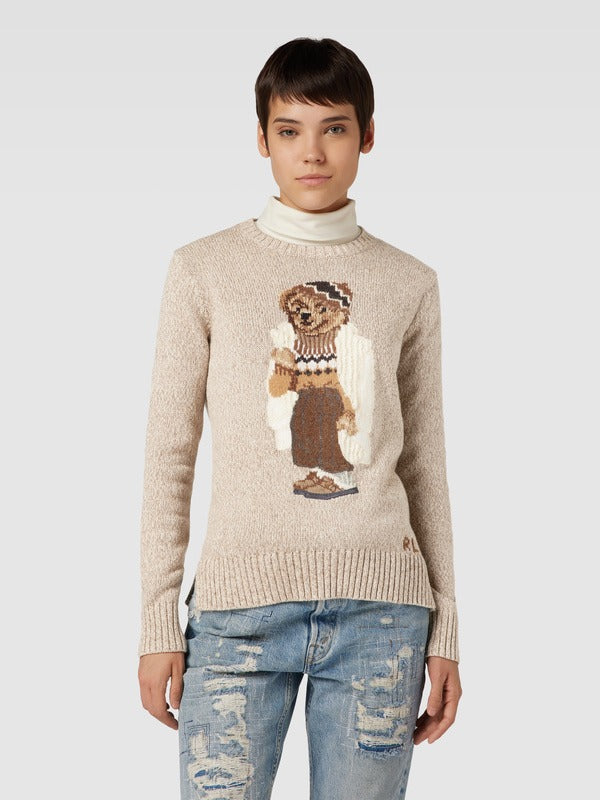 Ralph Lauren Polo Bear Sweater | White Coat