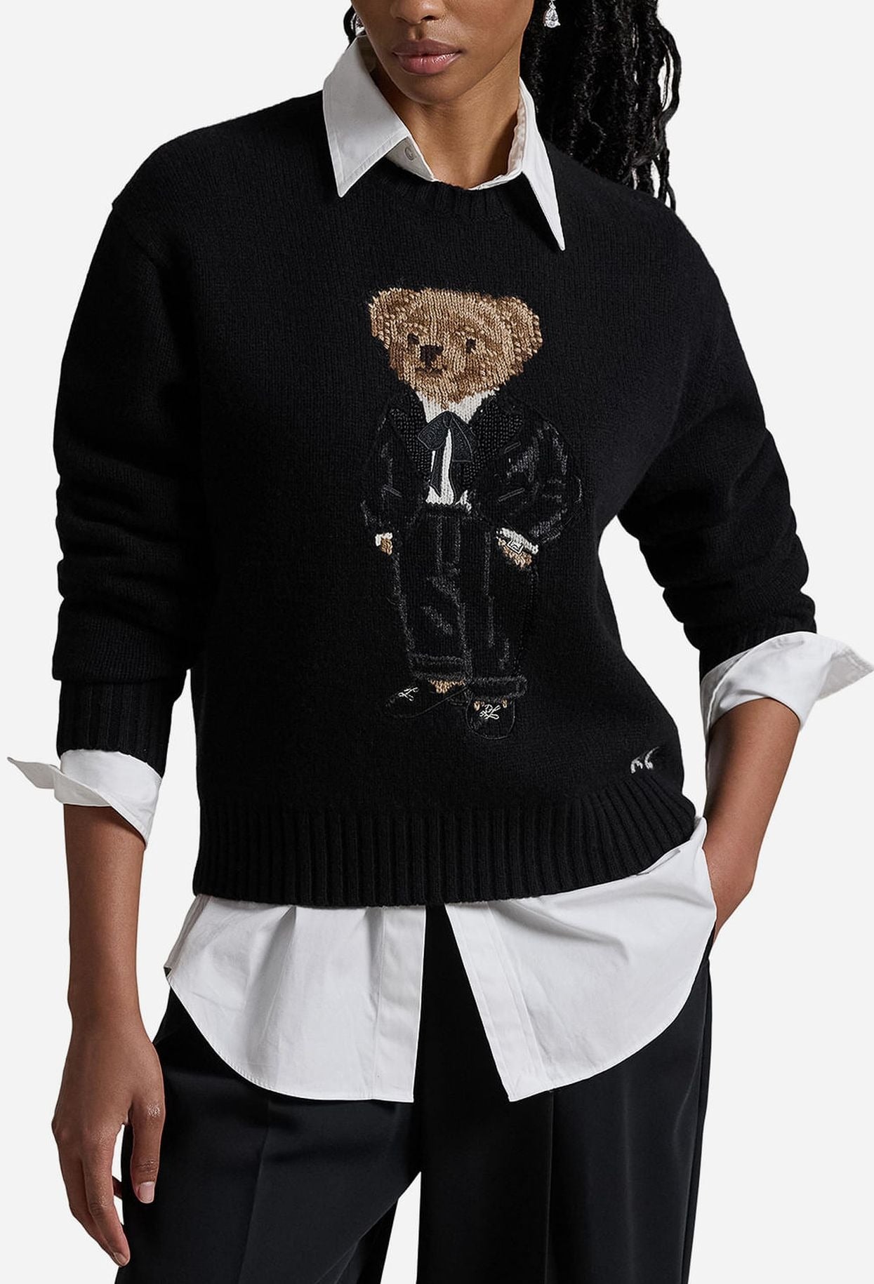 Ralph Lauren Sweater | Black Polo Bear 