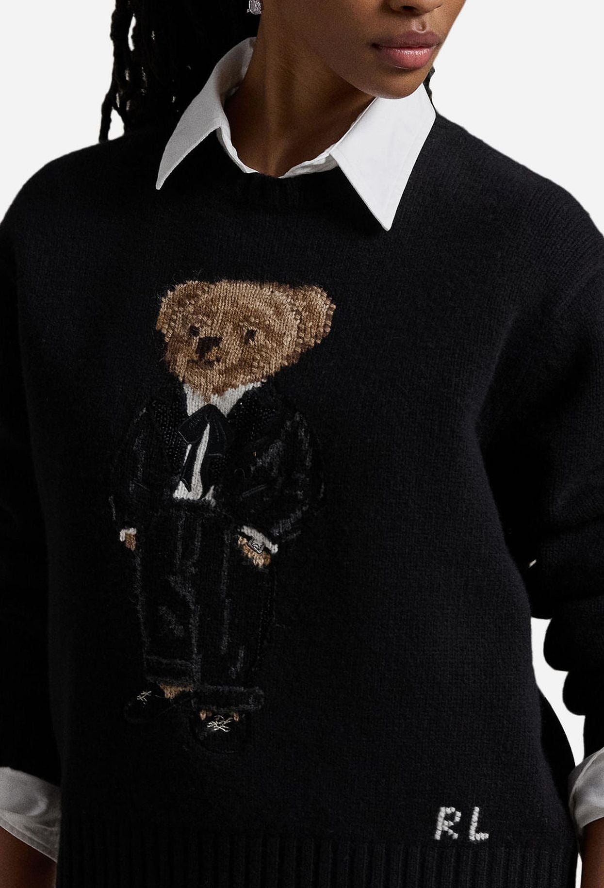 Ralph Lauren Sweater | Black Polo Bear 