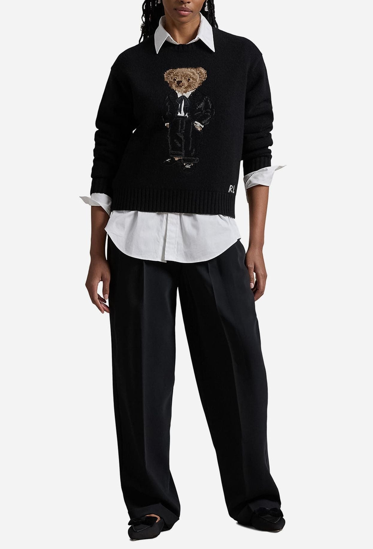 Ralph Lauren Sweater | Black Polo Bear 