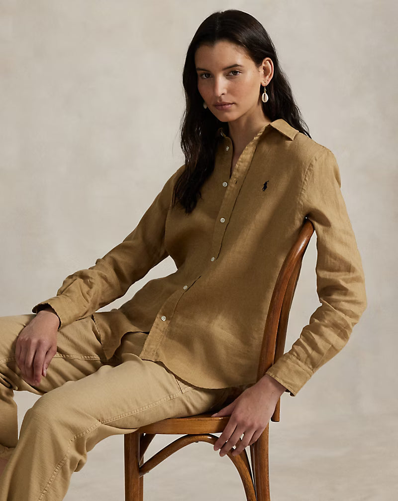 Ralph Lauren Shirt | Classic Fit Linen Shirt 